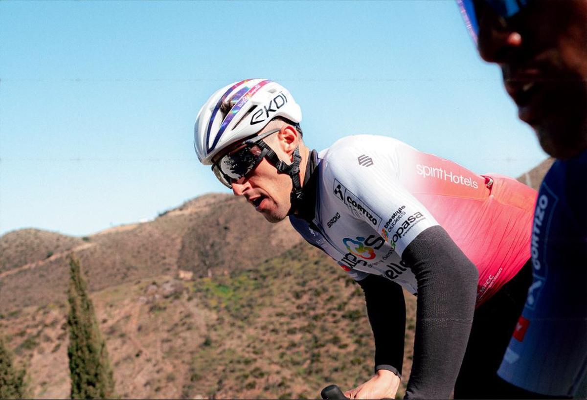 José Manuel Díaz, durante la reciente concentración en Benalmádena.