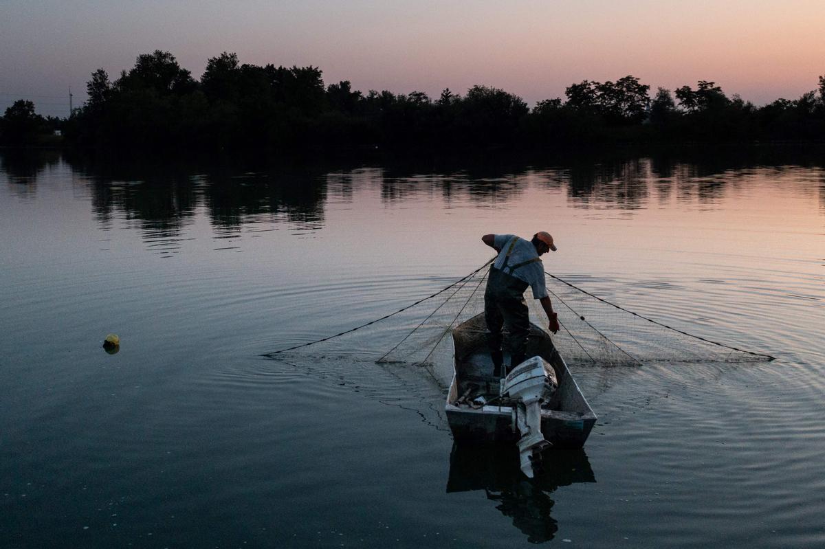 Jeremy Fuchs, el único pescador profesional del río Rin