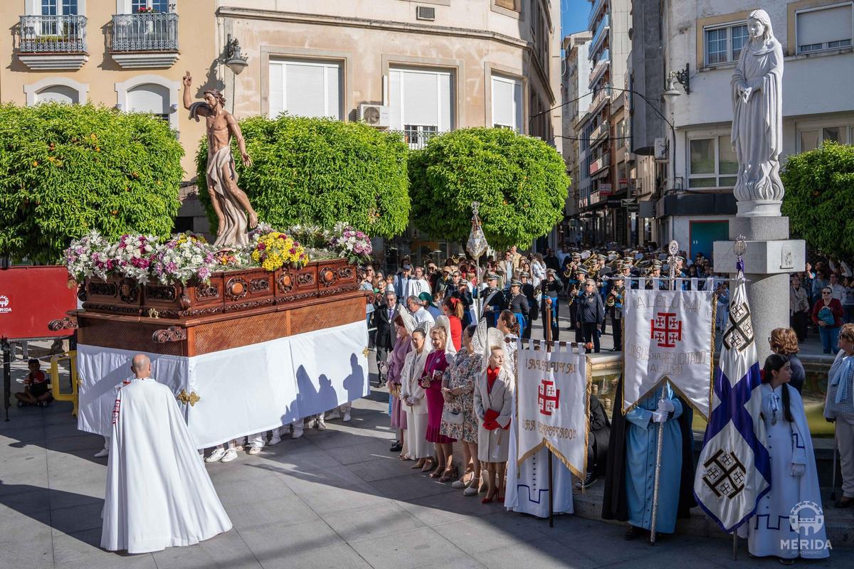 Fotogalería | Mérida despide su Semana Santa con el júbilo del Resucitado Fotogalería | Mérida despide su Semana Santa con el júbilo del Resucitado