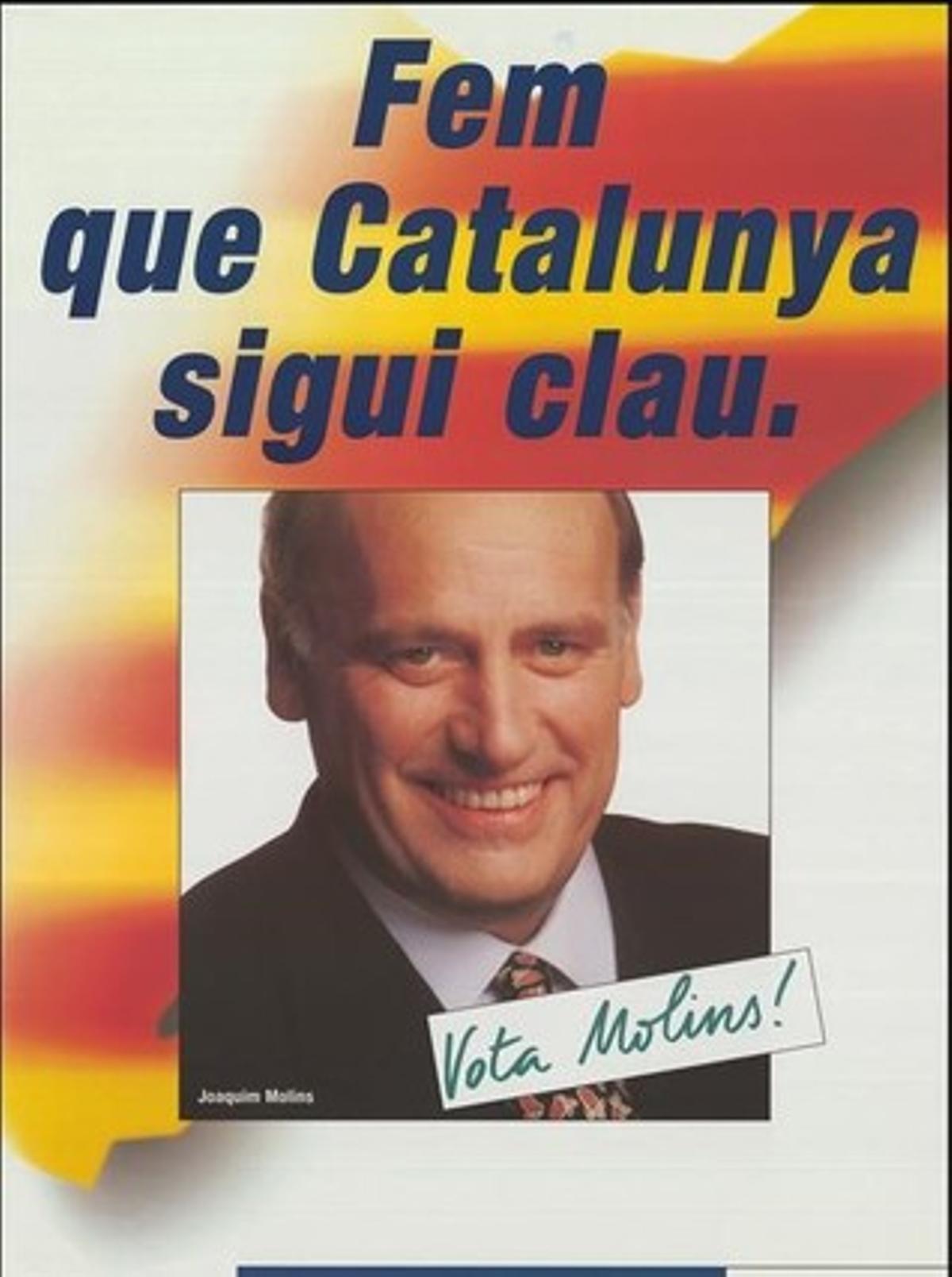 Cartell de CiU per a les eleccions generals del 1996.