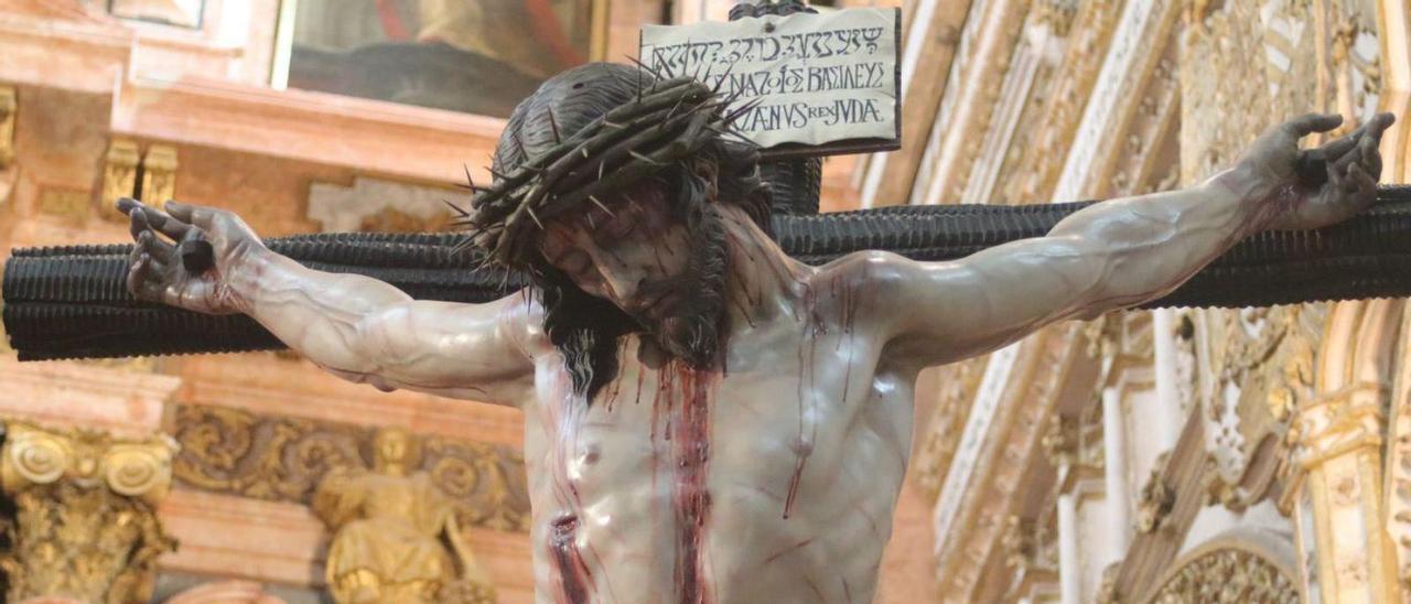 Imagen del Cristo de la Piedad de Las Palmeras, bendecido el pasado 19 de febrero.