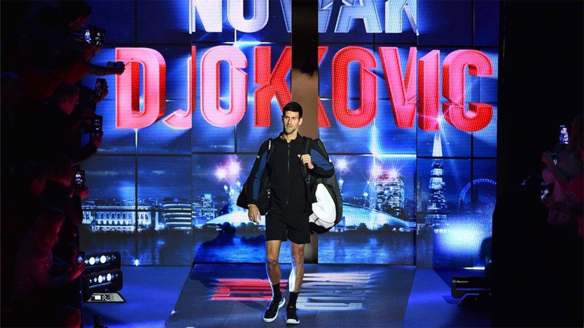 Djokovic, durante las Finales ATP