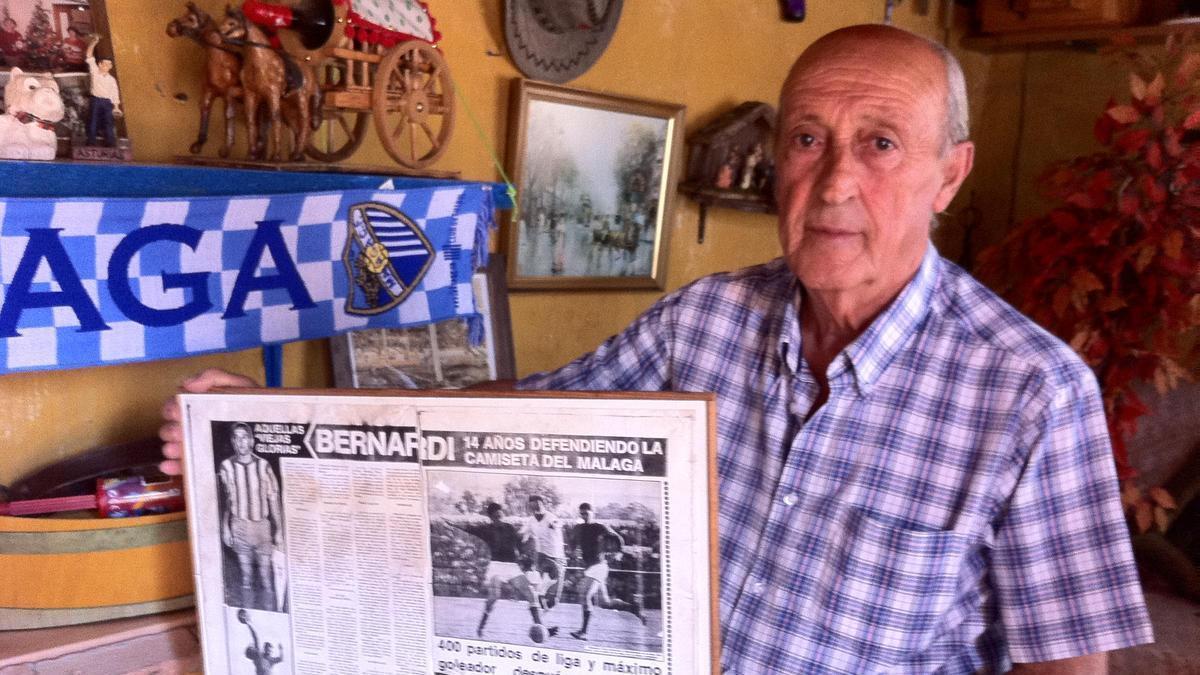 Bernardo Narváez "Bernardi" recibió a La Opinión de Málaga en 2011.