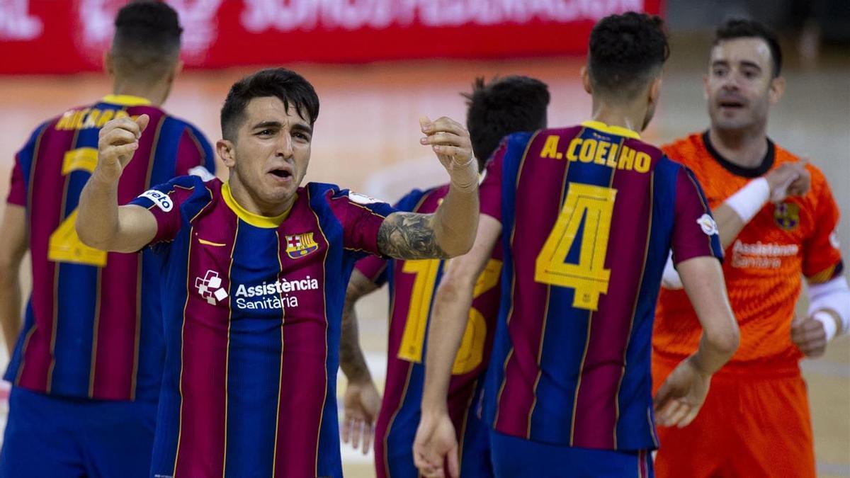 Bernat Povill, tras su importante gol ante el Betis