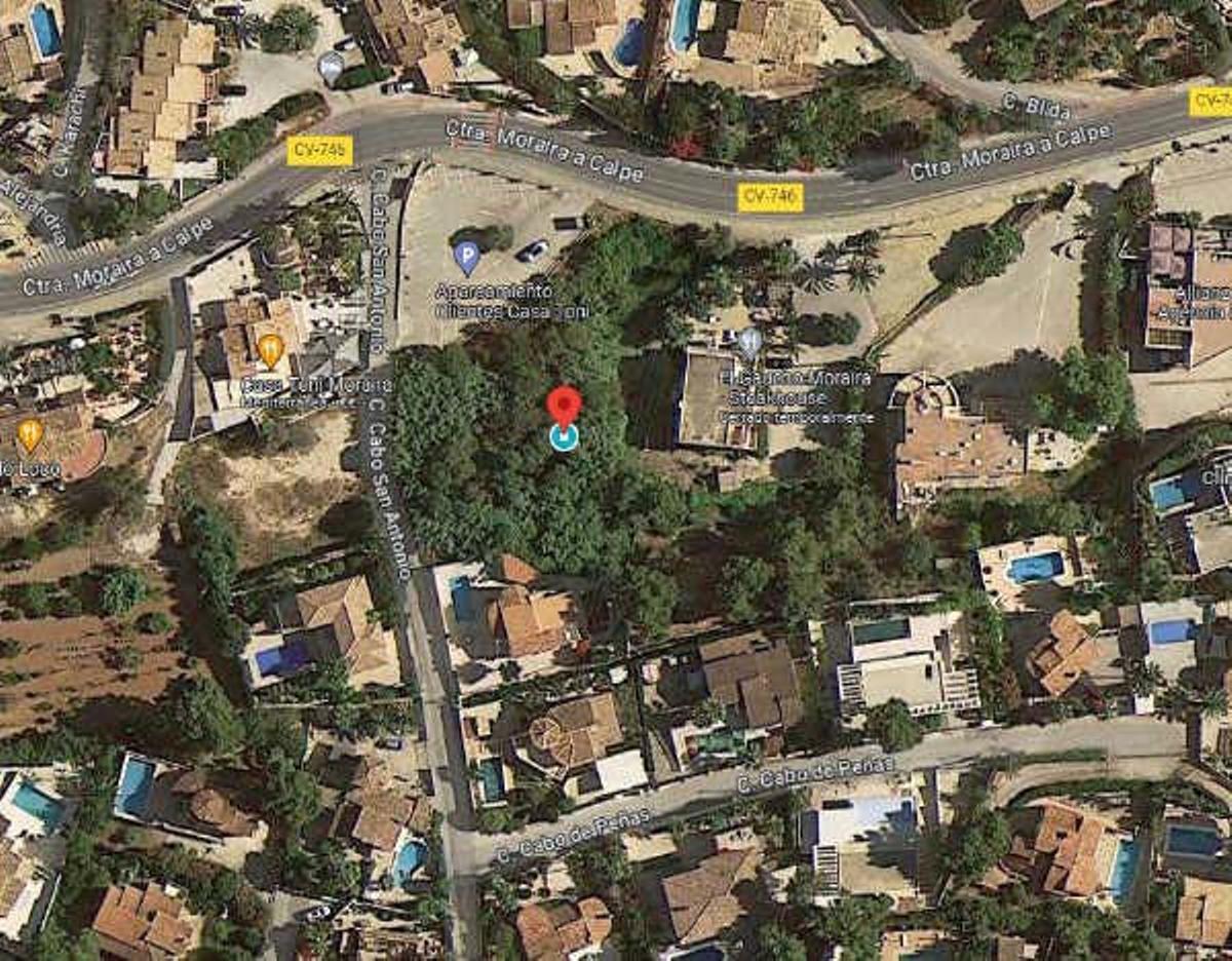 Ubicación terreno Alicante