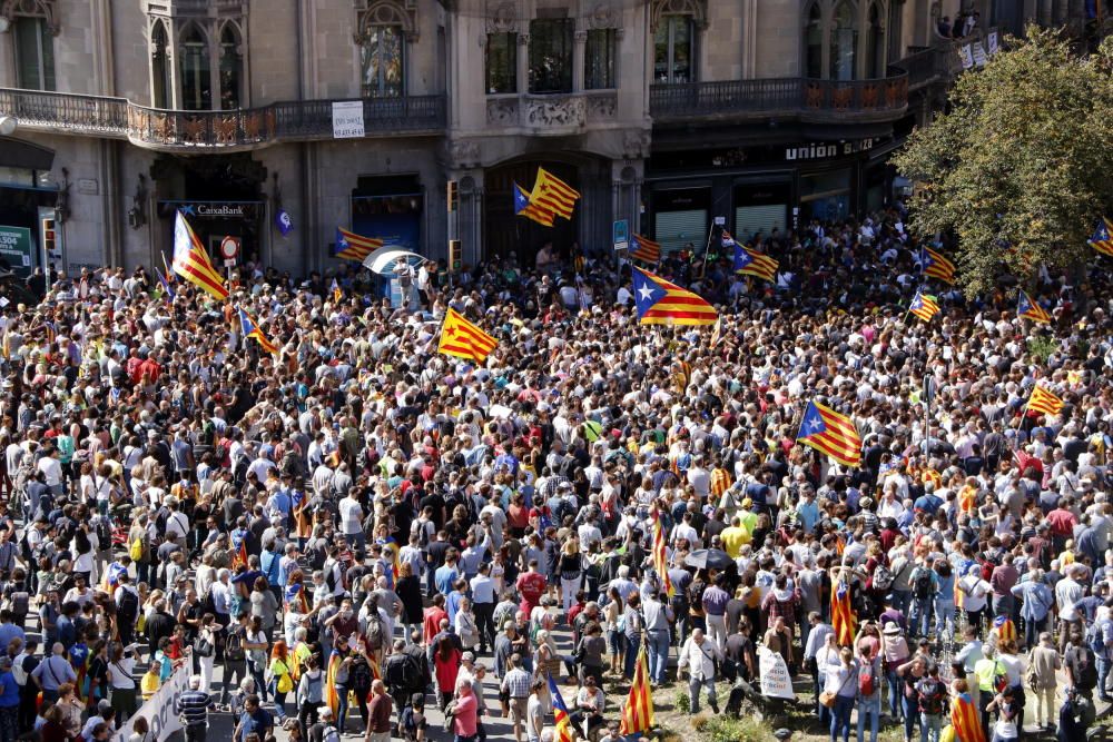 La reacció popular a l'atac de la Guàrdia Civil