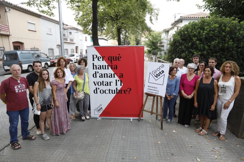 Inauguració de les oficines de «Girona Vota»