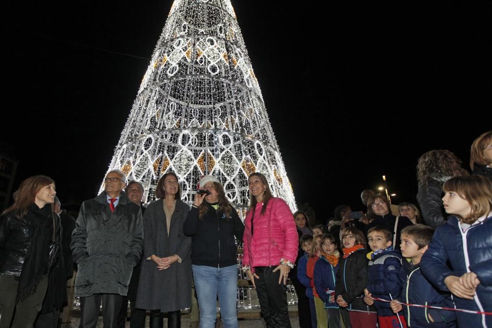 Encesa dels llums de Nadal a Girona