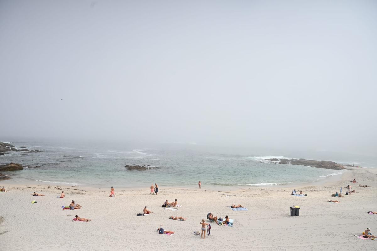La niebla llega a A Coruña