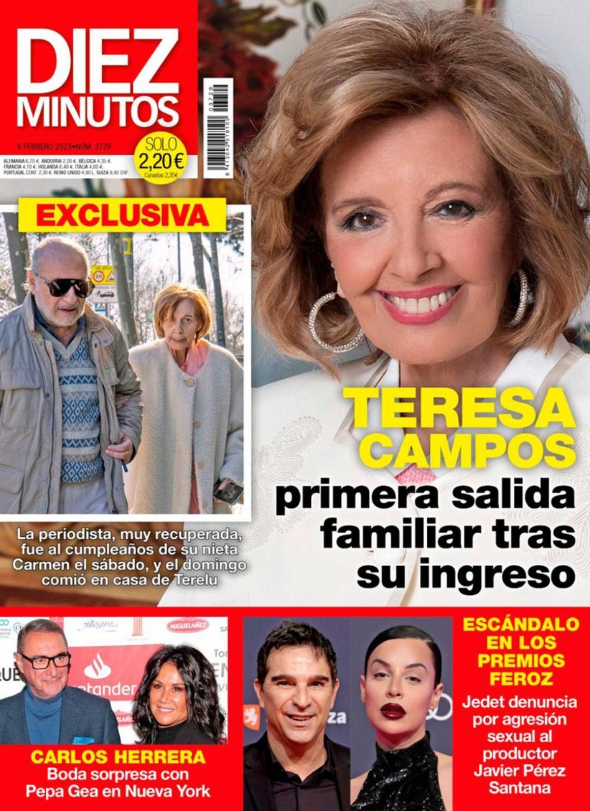 Portada revista Diez Minutos del 1 de febrero de 2023