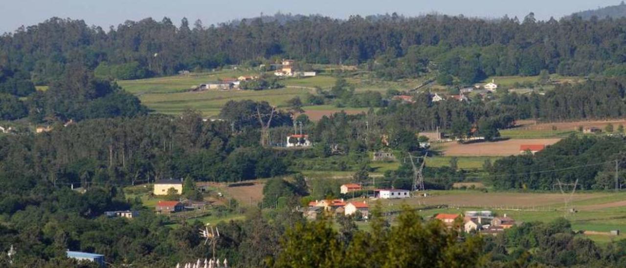 La APLU no solo actúa sobre el suelo rústico de A Estrada sino también en núcleo. // Bernabé / Javier Lalín