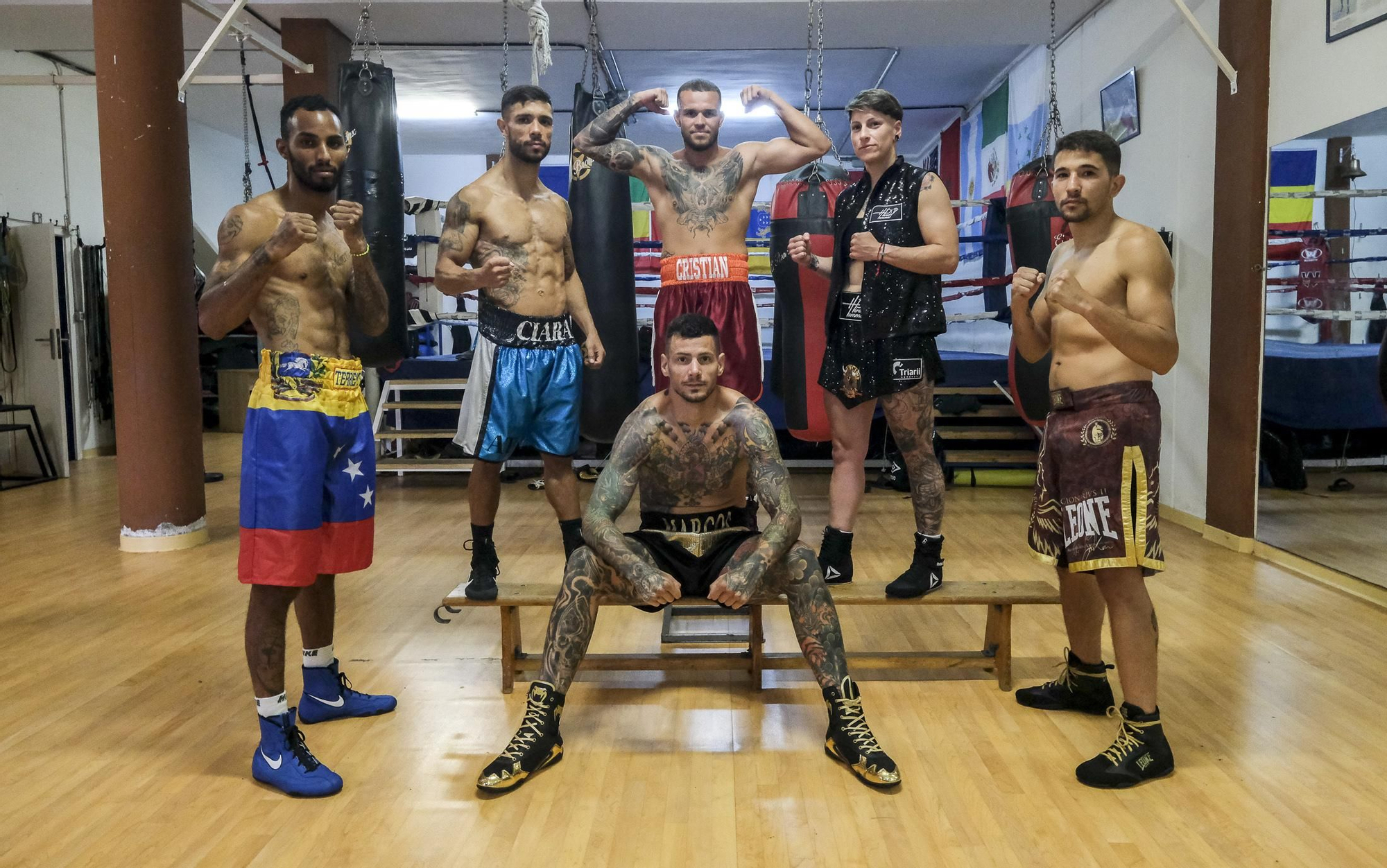 Todo preparado para la velada 'Canarias, Cuna de Campeones'
