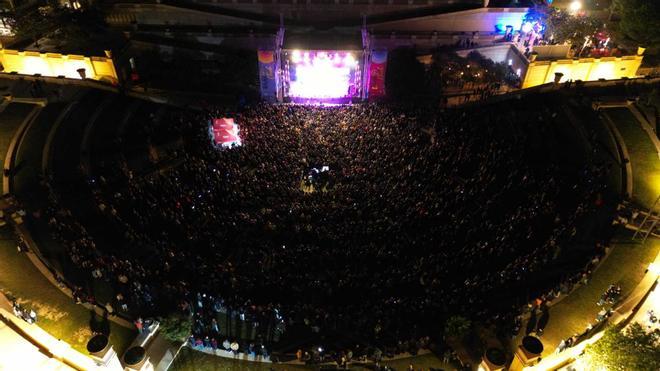 Así se vivió el Euroclub del Benidorm Fest en el parque de l'Aigüera de Benidorm