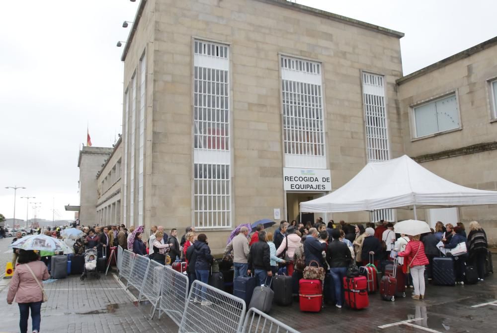 Embarque de más de mil pasajeros en Vigo