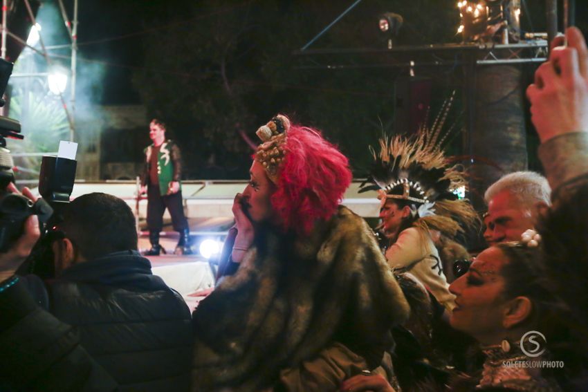 Suelta de la Mussona en el Carnaval de Águilas