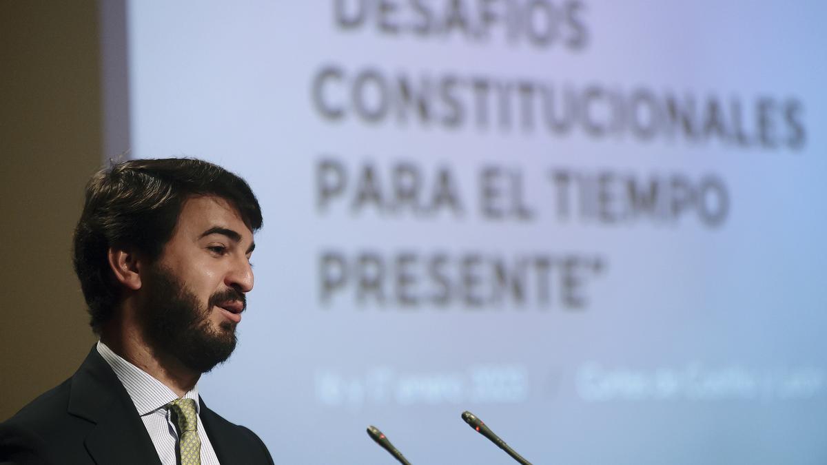 Rueda de prensa del vicepresidente de la Junta de Castilla y León, Juan García-Gallardo.