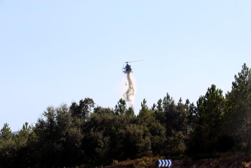 Incendi a Caldes de Malavella.