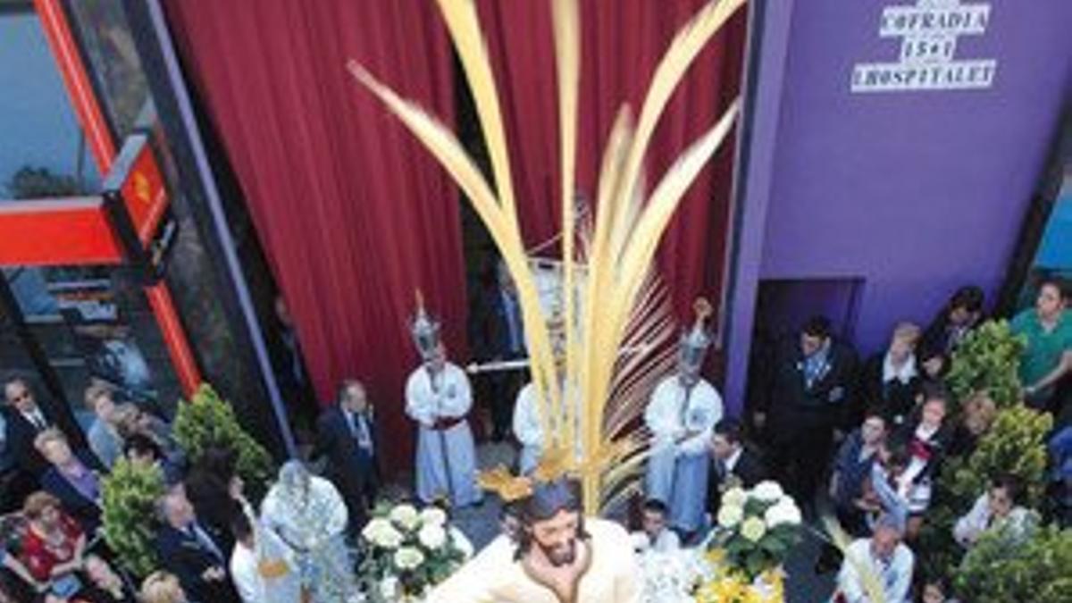 Imagen de archivo de las procesiones de Semana Santa en L'Hospitalet.