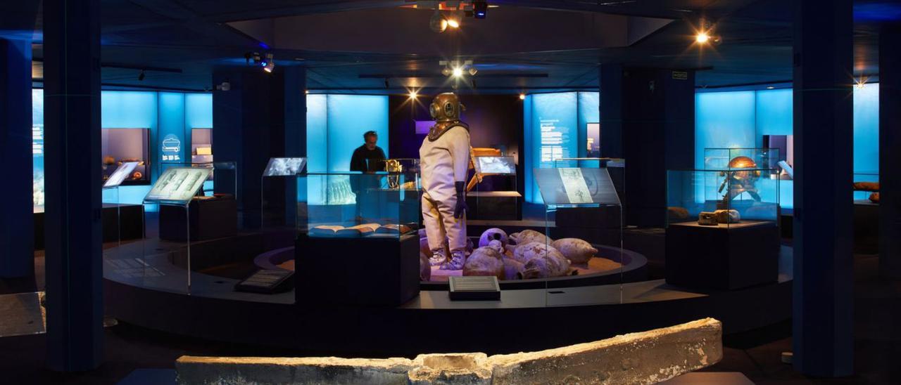 L’exposició «Naufragis. Història submergida», que es pot visitar fins a l’estiu del 2023. | PEPO SEGURA