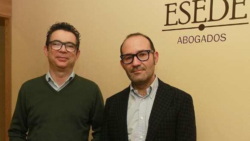 José Antonio Somoza y Eduardo Sánchez, de Esede. // Iñaki Osorio