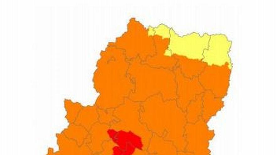 Prealerta roja por riesgo de incendios forestales en la Muela de Valmadrid