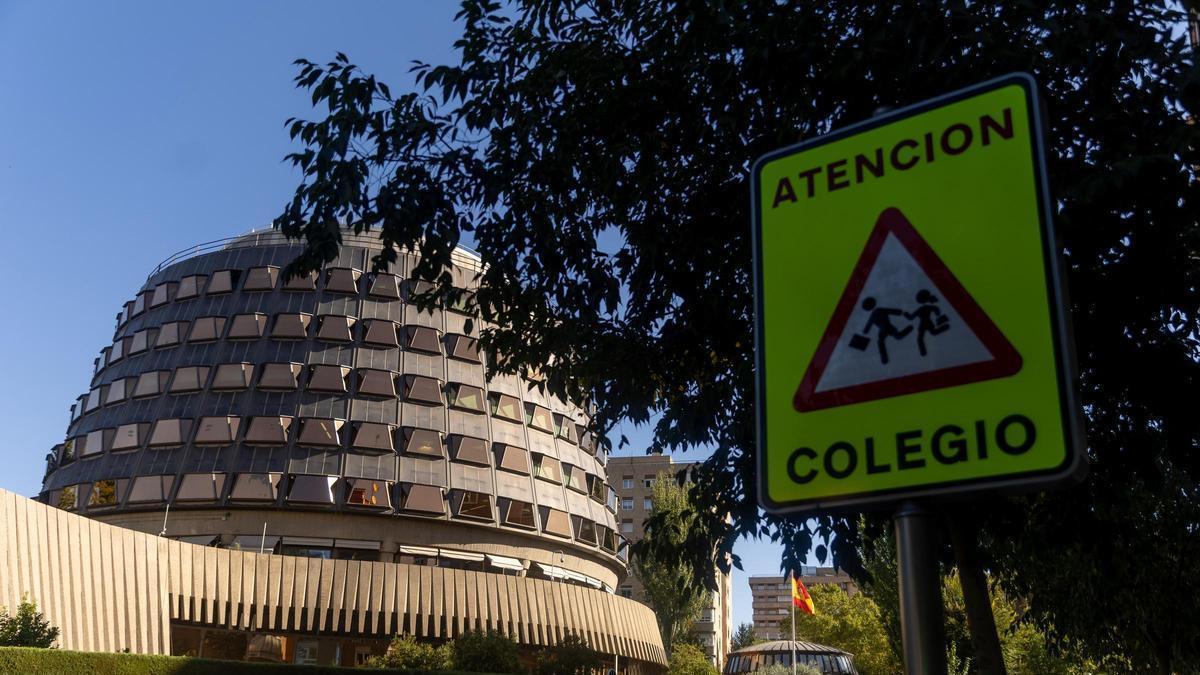 Fachada de la sede del Tribunal Constitucional de España, en imagen de archivo.