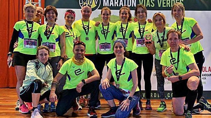 L&#039;Esquaix Igualada va ser a la Marató Vies Verdes