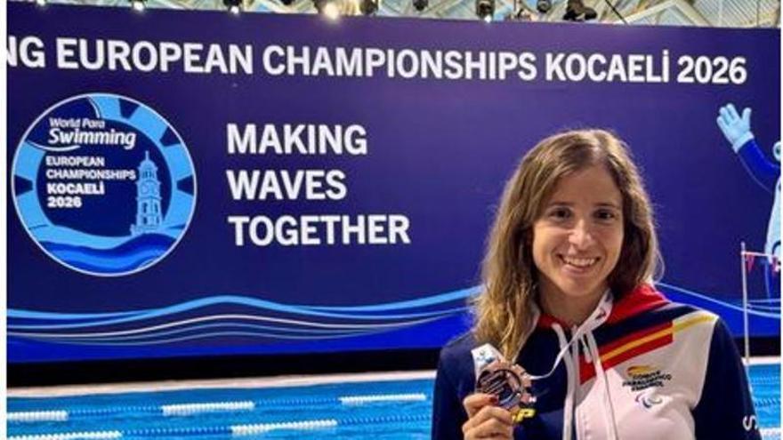 La valenciana Leyre Orí, bronce en el Europeo de Natación Paralímpica