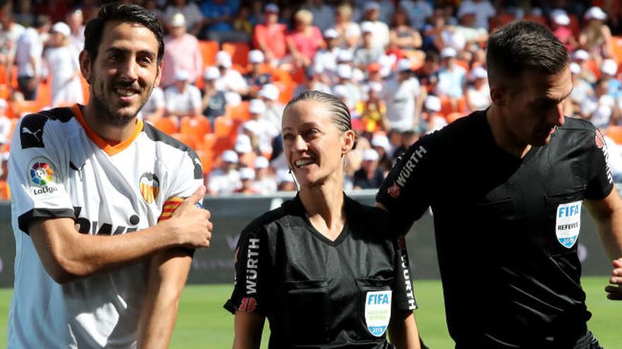 Guadalupe Porras hace historia en Mestalla