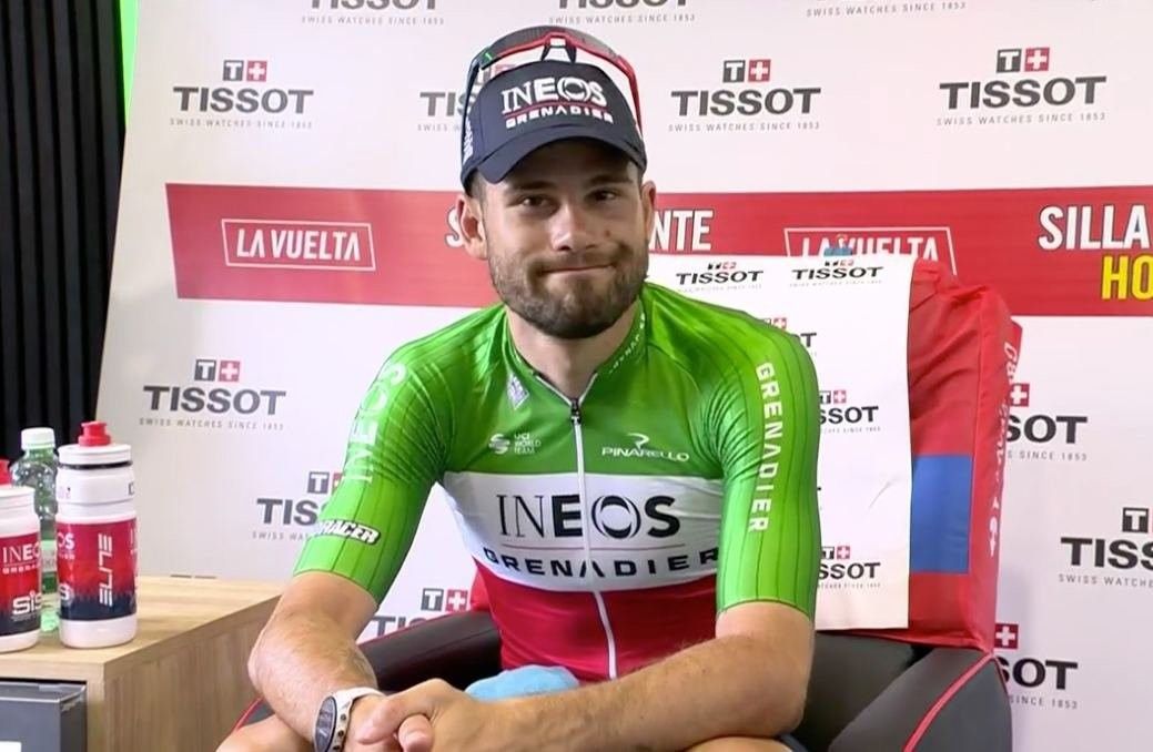 El italiano Filippo Ganna (INOES Grenadiers), ganador de la contrarreloj en la décima etapa de La Vuelta 23