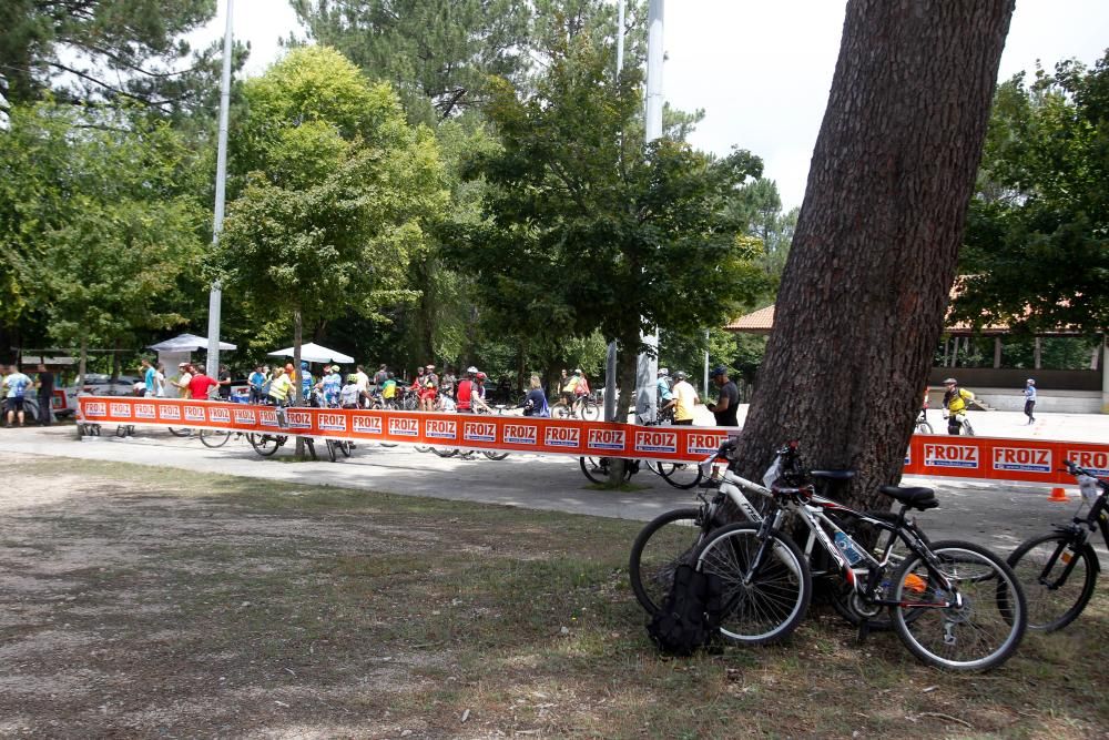 Más de 100 ciclistas participaron en la segunda edición de la Marcha por los Montes de Vigo.