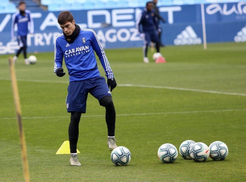 Entrenamiento del Real Zaragoza 19 de diciembre