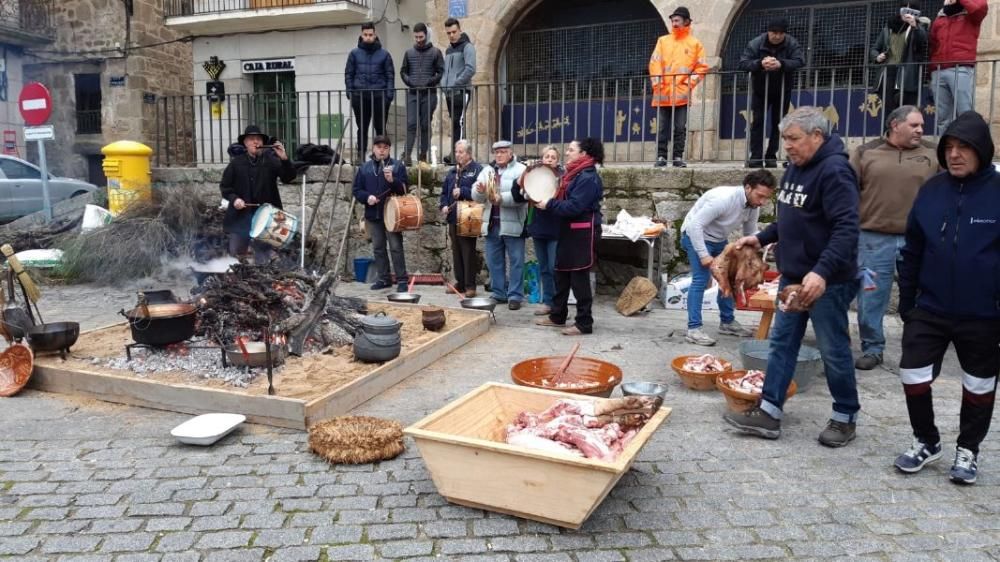 Fiesta de la matanza en Fermoselle