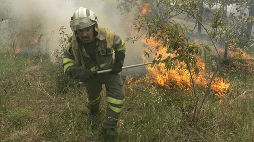 La superficie quemada en Boiro supera las 200 hectáreas