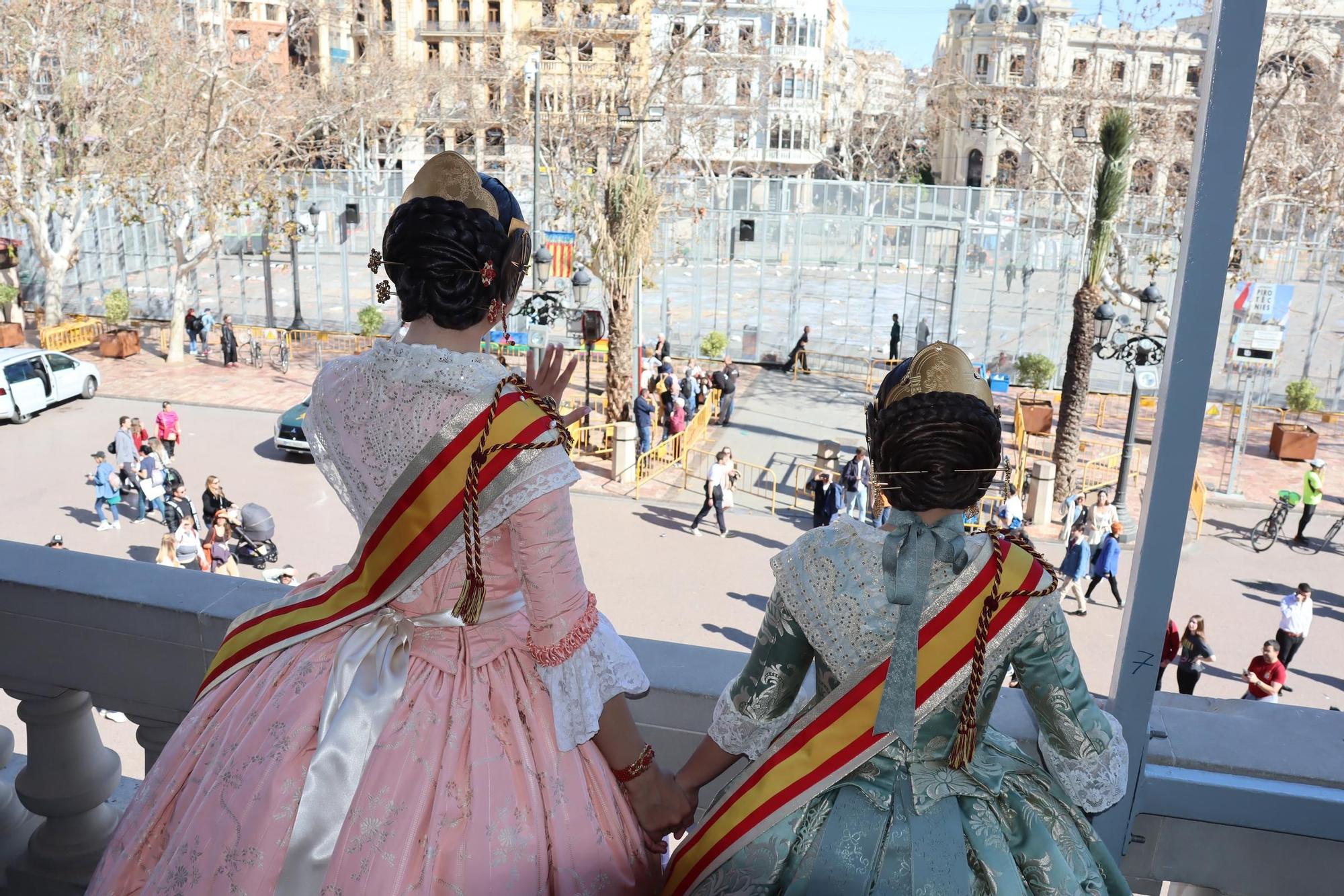 Palco día 1: estreno agridulce de las Mascletaes 2024