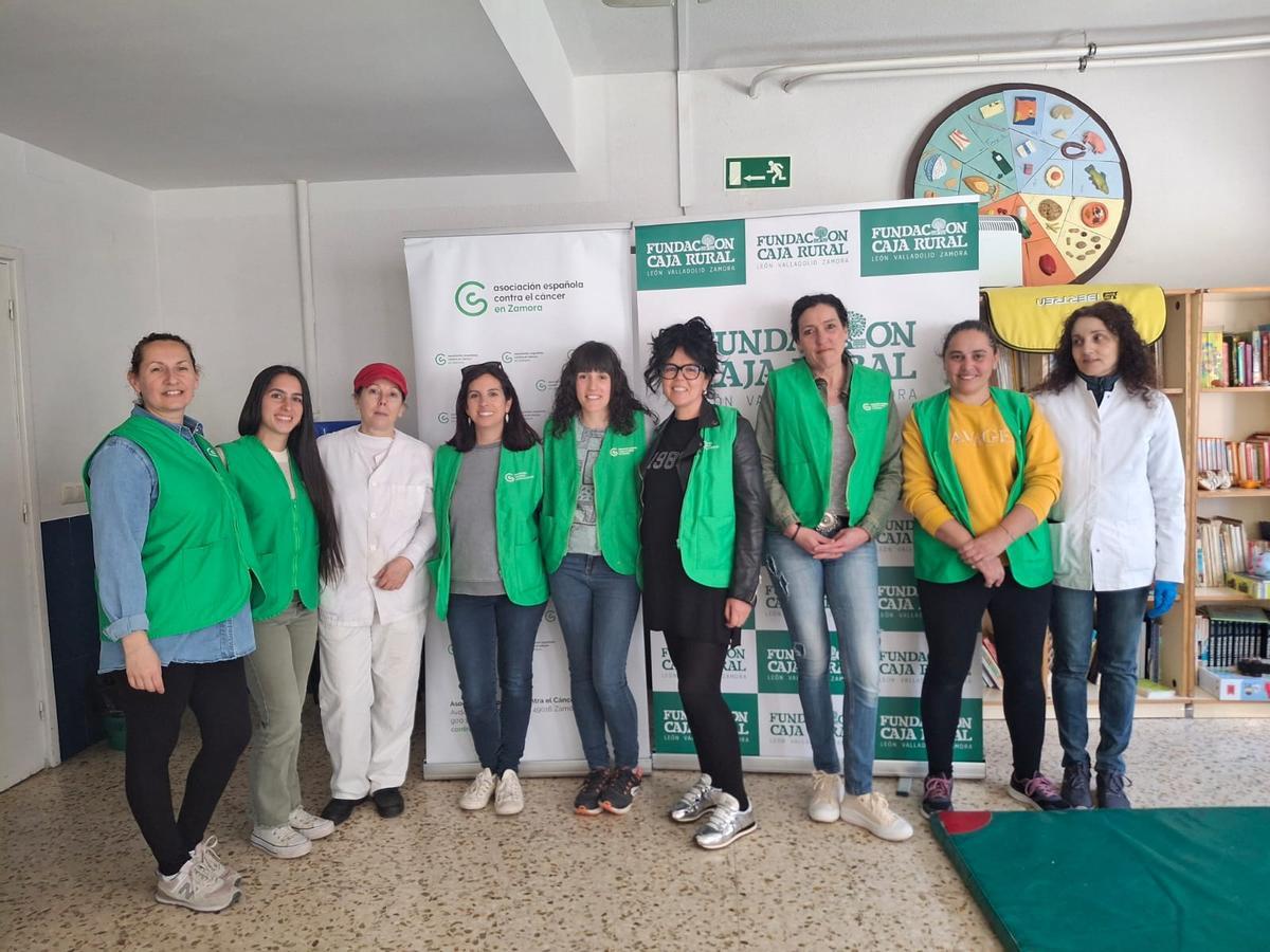 Desayuno saludabe de la AECC de Zamora en Puebla de Sanabria