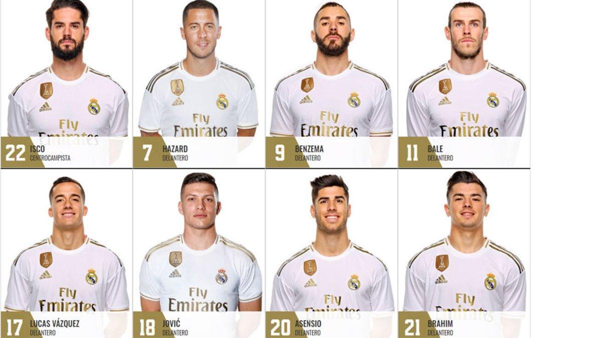 Eden Hazard ya luce en la web oficial del Real Madrid con el dorsal '7'