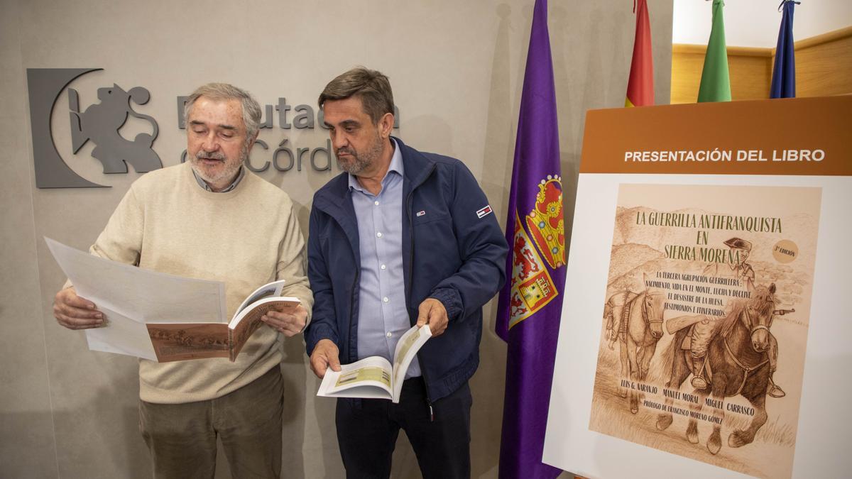 Presentación del libro sobre la historia de la guerrilla antifranquista en Córdoba, en la sede de la Diputación.