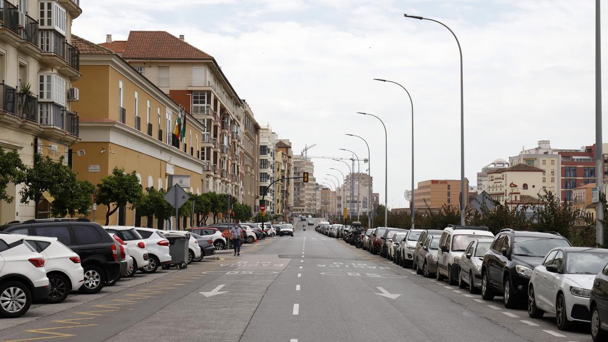 Foto de archivo de la avenida de la Rosaleda