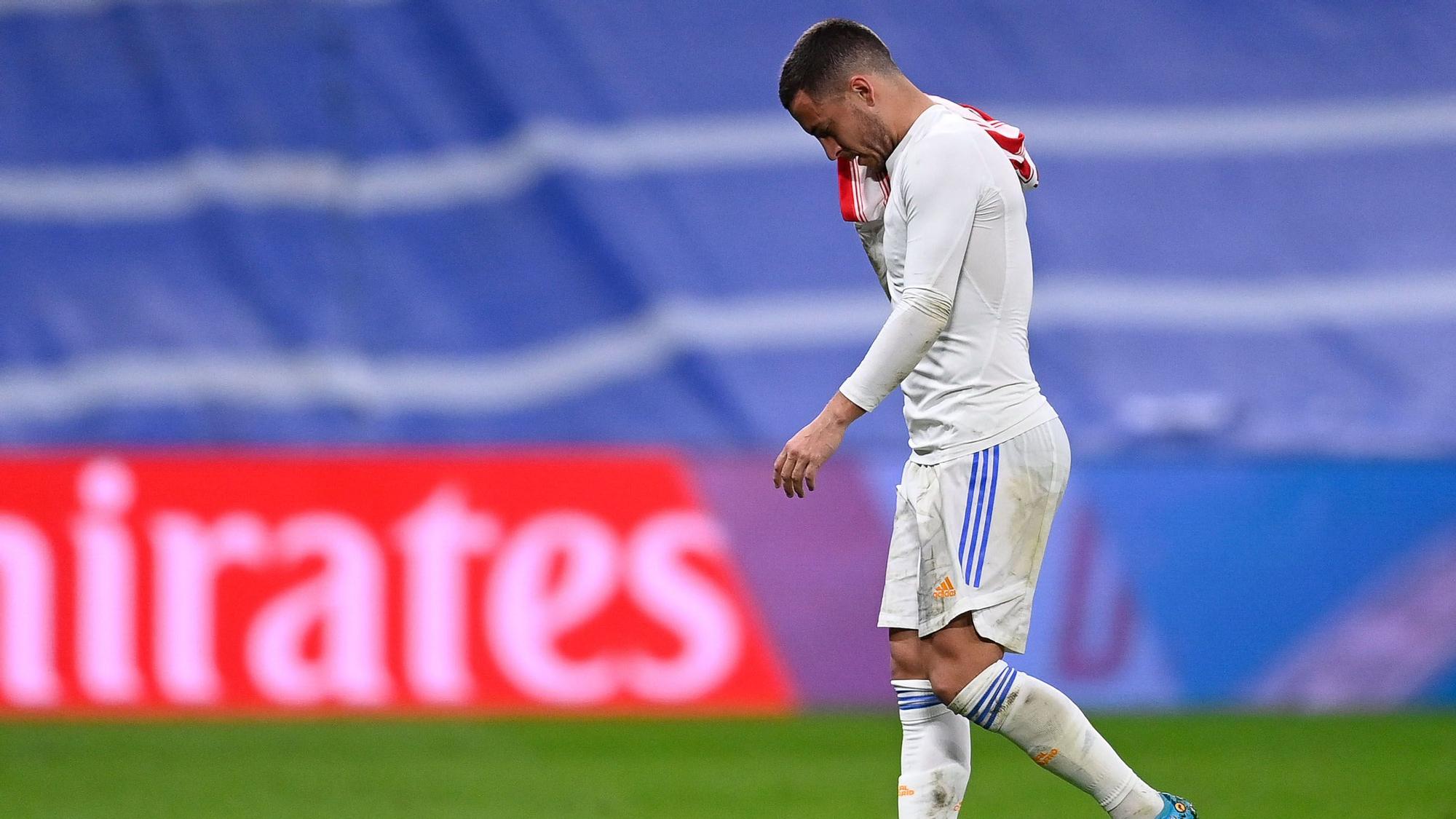 Hazard quiso disculparse por su entrada | AFP