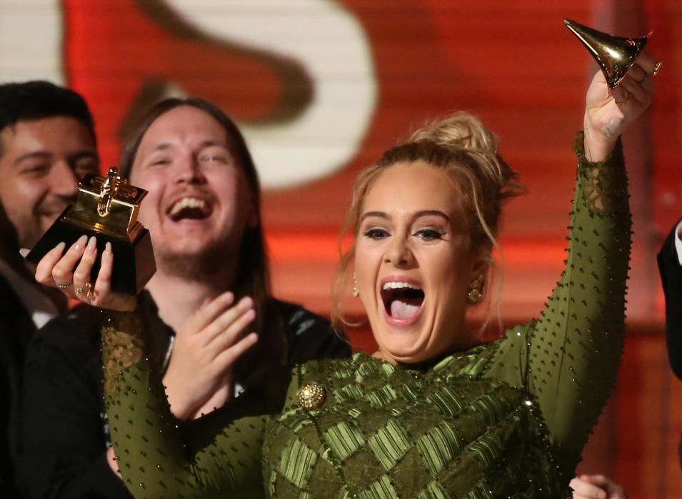 Adele breaks the Grammy for Record of the Year ...