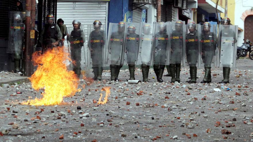 Protestas en 2019 contra el Gobierno de Nicolás Maduro.
