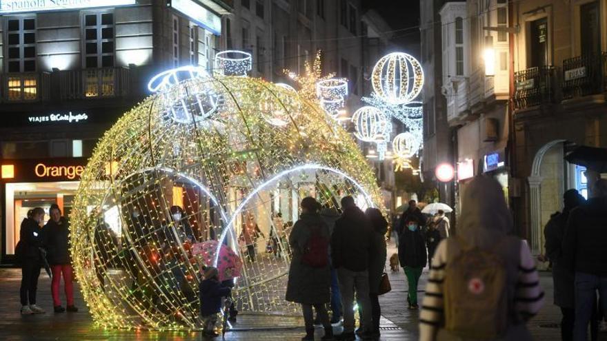 Pontevedra tendrá que esperar por la iluminación navideña: no se encenderá hasta el 16 de diciembre