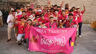 El calor no es rival para las ganas de fiesta en la semana grande de Pontevedra