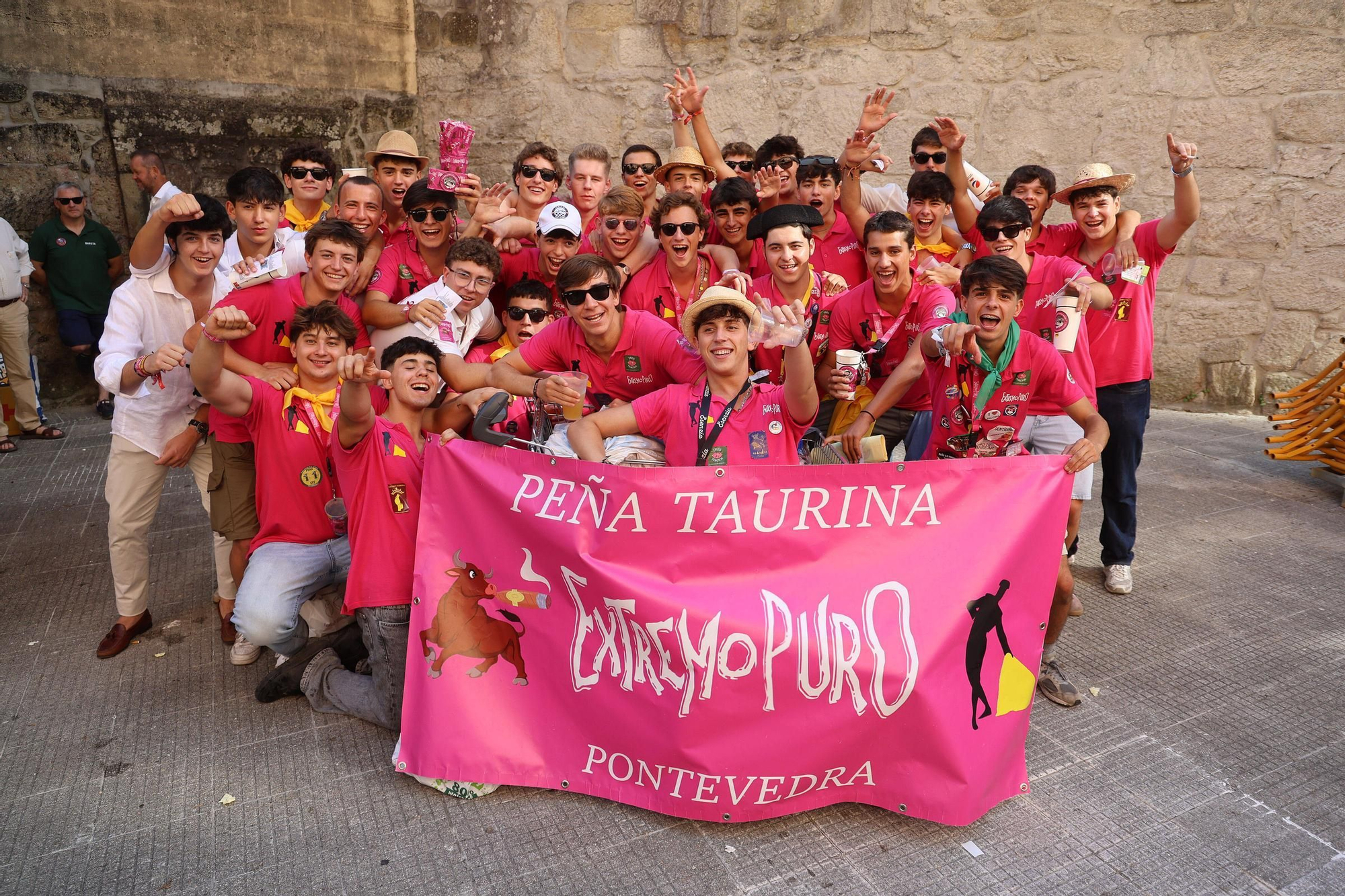 Una de las peñas taurinas