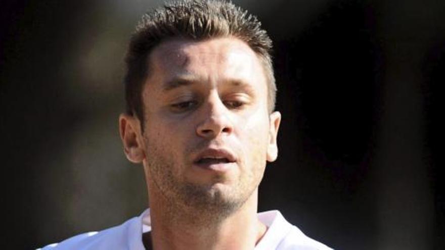 Cassano corre en un entrenamiento, a principios de octubre