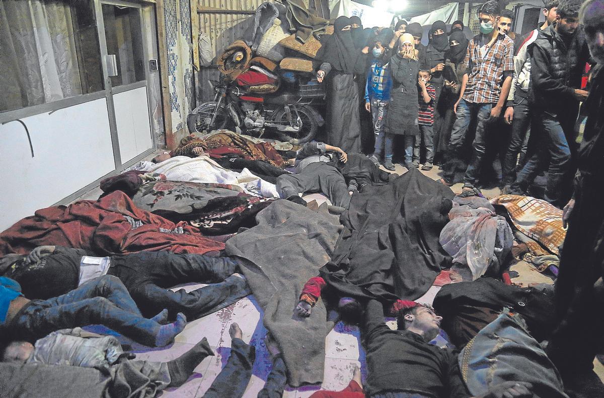 EL PERIÓDICO, en una ciudad siria objetivo de ataques químicos: "Asad nunca tuvo problema en asesinar como fuese".