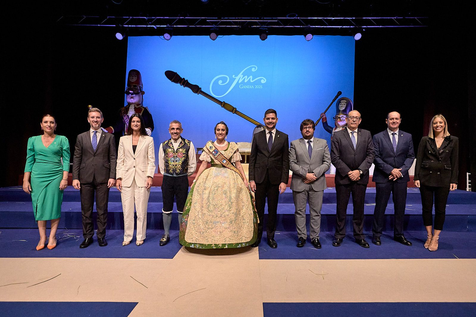 Presentación de las Falleras Mayores de Gandia