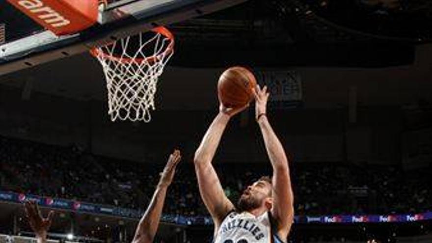 Marc Gasol comanda la sexta victoria consecutiva de Memphis