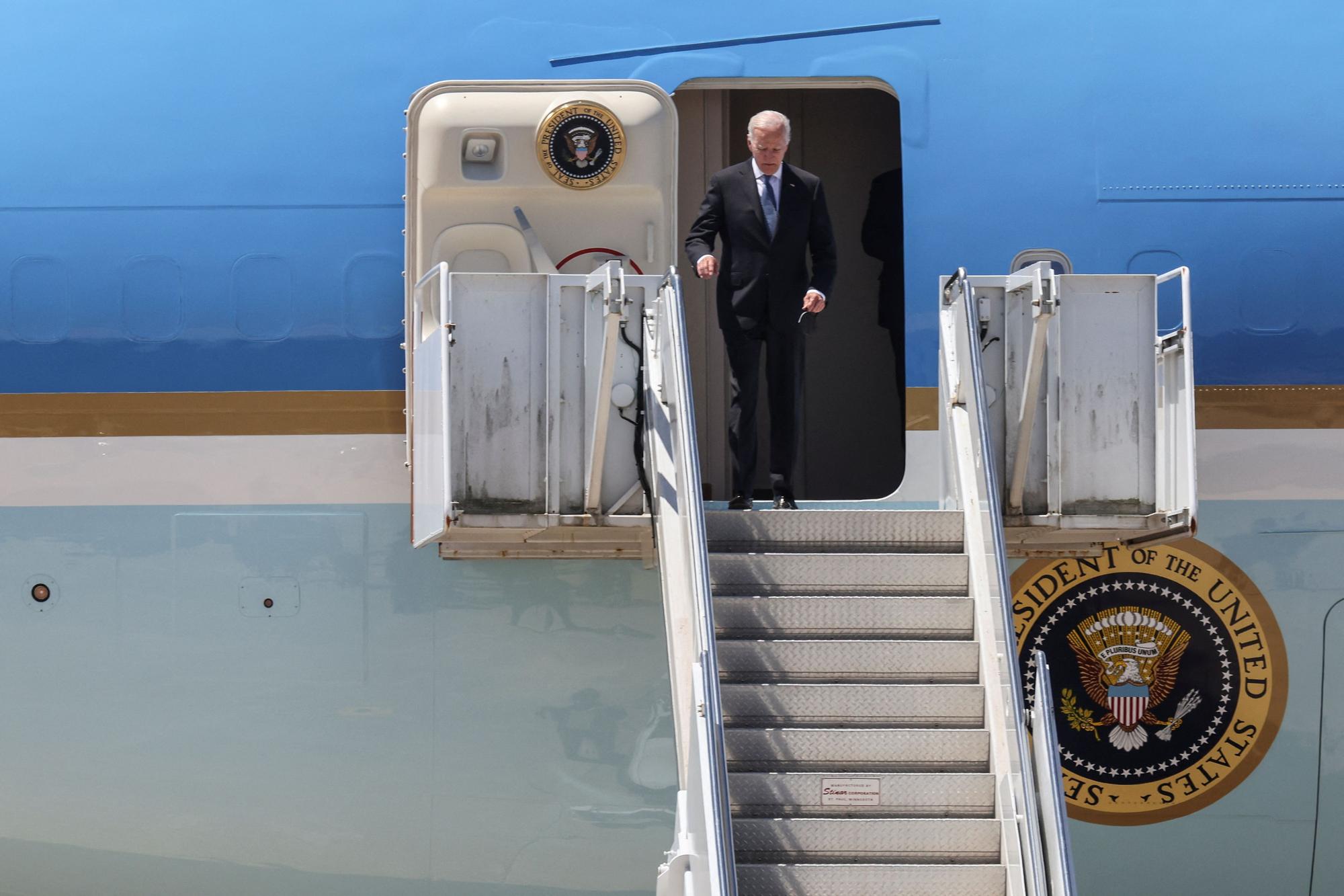 U.S. President Joe Biden arrives for NATO summit